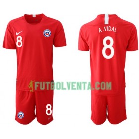Camiseta de fútbol Chile A. VIDAL 8 Niños 1ª equipación 2018/2019